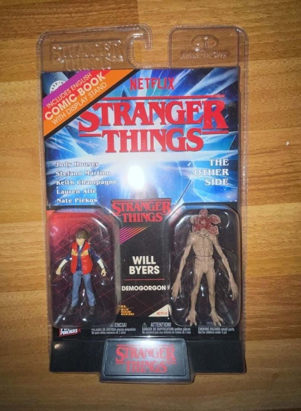 McFarlane Toys Stranger Things Page Punchers Will Byers & Demogorgon 3-inch Acti